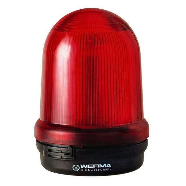 829.120.55   LED Beacon 829  24vDC 1:RED Double Flash IP65 Base Mounting